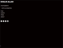 Tablet Screenshot of khalikallah.com